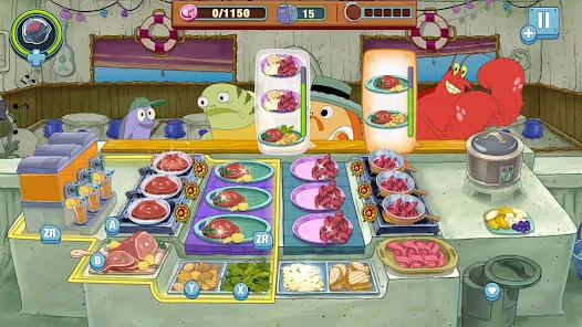 SüngerBob: Krusty Cook-Off — screenshot 1